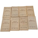 France - Set of 8 issues of the periodical "Historical Notebooks" from 1963-1971, published by the Literary Institute in Paris; Library of Culture