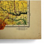 Second Republic, 1930, Lviv - Physical Map of Poland, published by Książnica Atlas