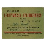 PRL Legitymacja Członkowska Kółka Rolniczego 1957 Year Popielów Rybnik
