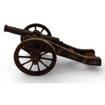Decorative Model Cannon Wood and Metal