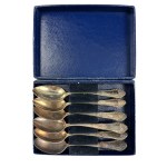 Fraget Warsaw - Set of Plated Teaspoons, Box Wytwórnia Wyrobów Srebrnych Warsaw.