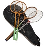 Set of Badminton Rackets Palettes 4 Pieces in Duett Germina DDR Covers