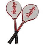 Pair of Grand Slam Pakistan Hardwood Tennis Rackets Style 7320 4 1/2 and 4 5/8 with Covers.