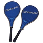 Pair of WST Shark F-80 Donnay Graphite Tennis Rackets with Covers.