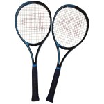 Pair of WST Shark F-80 Donnay Graphite Tennis Rackets with Covers.