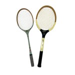 PRL - Sport - Set Tennis racket POLSPORT Bielsko-Biala and Badminton pallet WESSA Lodz.