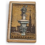 IIRP Pre-war Matches in a Wooden Box "Polski Monopoly Zapałczany" Kolumna Zygmunta Warsaw