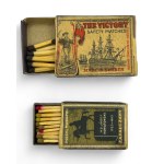 Two Boxes of Matches: II RP, Prince Józef Poniatowski, Polish Matchbox Monopoly; Sweden, The Victory Safety Matches