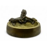 Metal Brass Ashtray Dante Brass Vintage