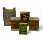 Matchbox Collection: Molski Match Monopoly, Lilliput, Philip Morris Cigarette Pack & Playing Cards.