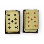 Matchbox Collection: Molski Match Monopoly, Lilliput, Philip Morris Cigarette Pack & Playing Cards.