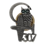 PSZnZ - Badge of the 307th Fighter Squadron "Lviv Puchczy".