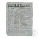 [WARSAW Uprising] Information Bulletin October 3, 1944 - Warsaw Praga.