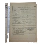 [ARMIA KRAJOWA]PRL Set of Documents After a Soldier of the Home Army Sub-District of the Home Army Rzeszów Artur Cwen- Home Army, Rzeszów, Tarnów, Cross of Valour, Virtuti Militari, Golden Cross of Merit with Swords