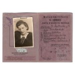 Third Reich Postal Legitimation Postausweiskarte - Torun, Thorn