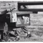 PSZnZ/Emigration Press Photo of Soldiers of the 1st Light Anti-Aircraft Artillery Regiment - Morris C9 Self-Propelled Cannon - 1st Armored Division - President Raczkiewicz