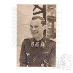 [HERBERT KAMINSKI AUTOGRAPH] Third Reich Autograph by Herbert Kaminski - French Campaign, Battle of Britain, Balkans, USSR