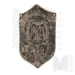 [SILVER] II RP Banner Nail of ZNFP Wloclawek Circle to Vilnius District 1928 - Vilnius, Vilnius - Union of Lower State Officers