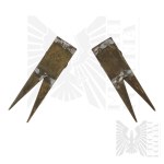 [SZENDZIELARZ]PSZnZ Collar Pennants of the 10th Hussar Regiment - Marian Szendzielarz Brother of Zygmunt Szendzielarz "Łupaszko".