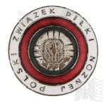 PRL Early Badge of the Polish Football Association - PZPN, Sport 1945-1950.