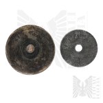 PRL Early Badge of the Polish Football Association - PZPN, Sport 1945-1950.