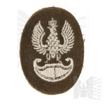 PSZnZ Polish Embroidered Eagle Khaki - England