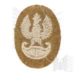 PSZnZ Polish Embroidered Eagle Khaki - England