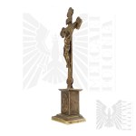 [JANUARY Uprising] 19th Century Polish Crucifix with Image of the Virgin Mary - Patriotic, Czestochowa