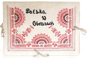 Orda Napoleon, ALBUM WIDOKÓW POLSKI, 1881 [serya 7 - komplet, oprawa haftowana] Album widoków przedstawiających miejsca historyczne w guberniach warszawskiej, kaliskiej, piotrowskiej i kieleckiej