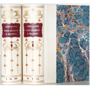 Cervantes, S., DON QUIXOTE OF LA MANCHA, vols. I–VI, 1899 [illustrated by Gustav Doré, art. binding]