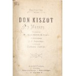 Cervantes, S., DON QUIXOTE OF LA MANCHA, vols. I–VI, 1899 [illustrated by Gustav Doré, art. binding]