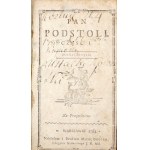 Krasicki, I., PAN PODSTOLI, 1784 [1st edition]