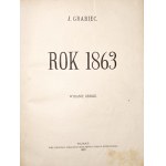 Grabiec, J., THE YEAR 1863, Poznań 1922 [bound, very nice copy]