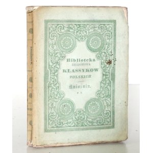 Kniaźnin, F., THE WORKS OF FRANCISZEK DYONIZY KNIAŹNIN, vol. 5, 1837