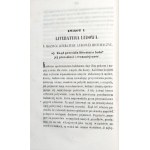 Maciejowski, W.A., POLNISCHE LITERATUR, 1851
