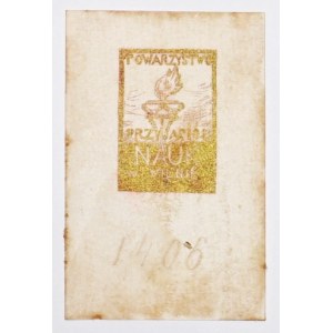Exlibris der Gesellschaft der Freunde der Wissenschaften in Vilnius