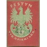 12 FESTYN Legion Care Week fundraising stamp, red-green-white print,