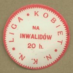 13 Fundraising stamp League of Women N.K.N. On disability, 20 h, red-white print