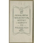 13 Fundraising Stamp For Children of War Invalids, Widows and Orphans of the Fallen 1914-1920, black-white print