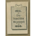 13 Fundraising Stamp For War Invalids 1914-1920, black-white print