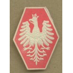15 Eagle fundraising stamp , red and white print, embossed