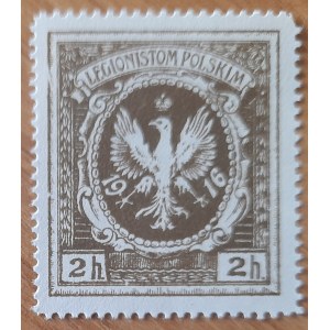 4 Wohltätigkeitsmarken für polnische Legionäre 2,5,10,20 hal.- gezähnt.