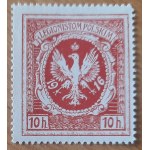 4 Wohltätigkeitsmarken für polnische Legionäre 2,5,10,20 hal.- gezähnt.