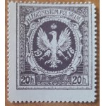 4 Wohltätigkeitsmarken für polnische Legionäre 2,5,10,20 hal.- gezähnt.
