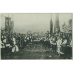 11 HUCULSZCZYZNA - Hutsul funeral, M. Senkowski (?), Kolomyja 1930, photo czb, (R!)