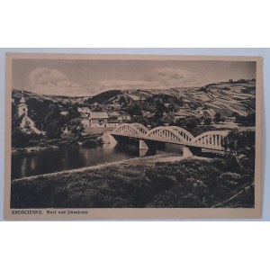 Krościenko.Bridge over the Dunajec River.