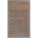 Kielce.Brick for the Social Fund for the Construction of the Monument to Fighters for Social and National Liberation in 1939-1945