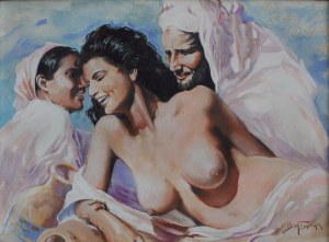 Abraham Behrmann, Scena rodzajowa z Maroka