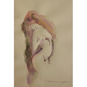 Jean-Gabriele Domergue, Akt s kvetom