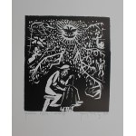 Jerzy Duda-Gracz, Enchanted Tailor from the series "Judaica"(1964, later print)